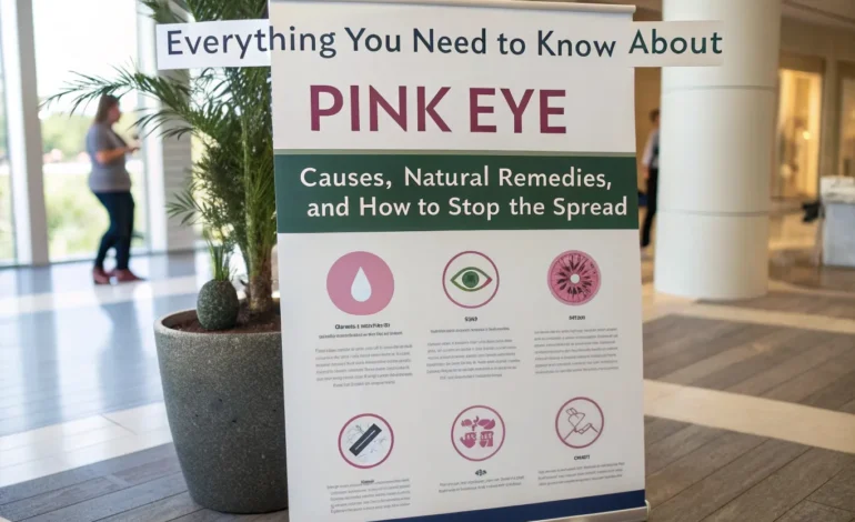 Everything You Need to Know About Pink Eye: Causes, Natural Remedies, and How to Stop the Spread