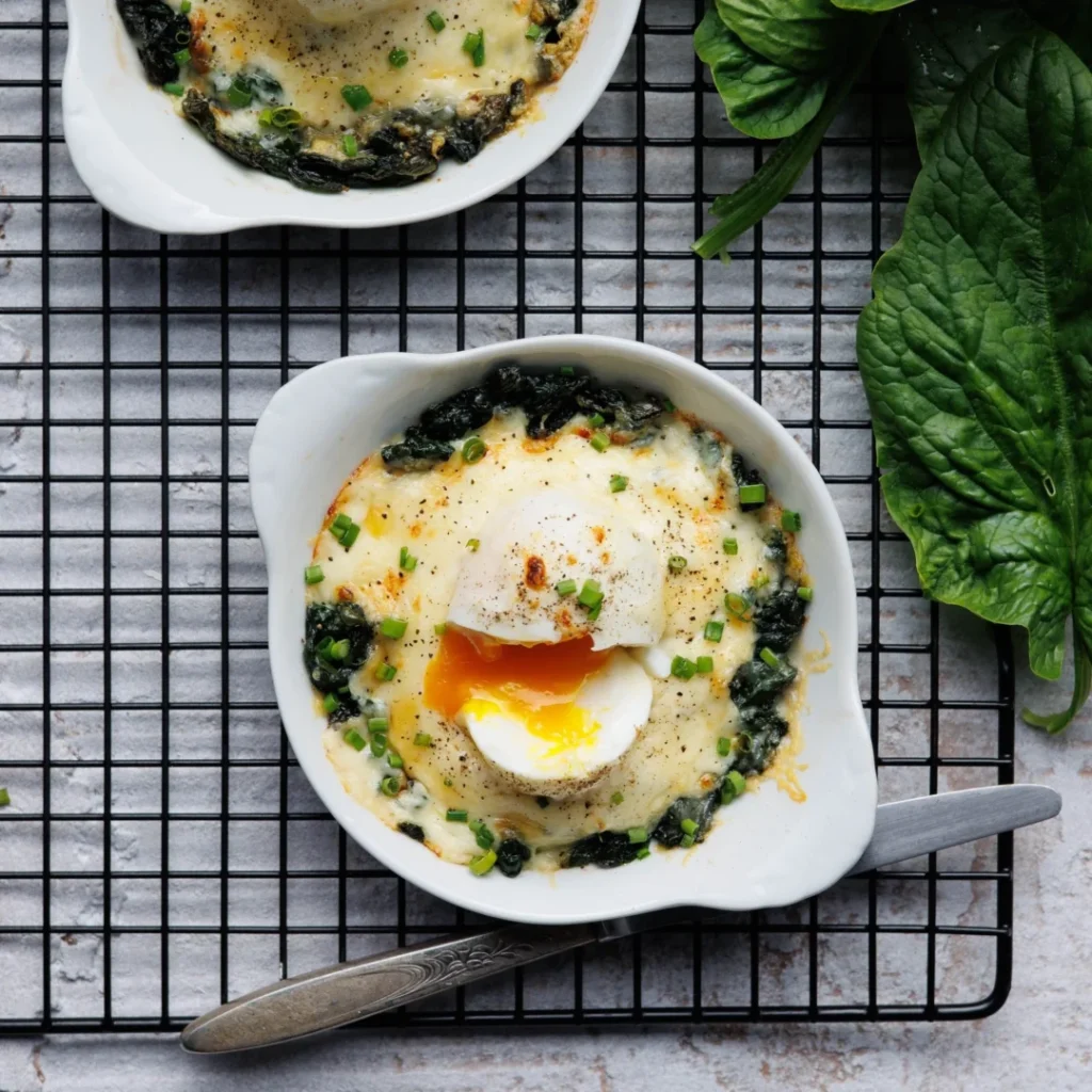 Creamy Keto Baked Eggs