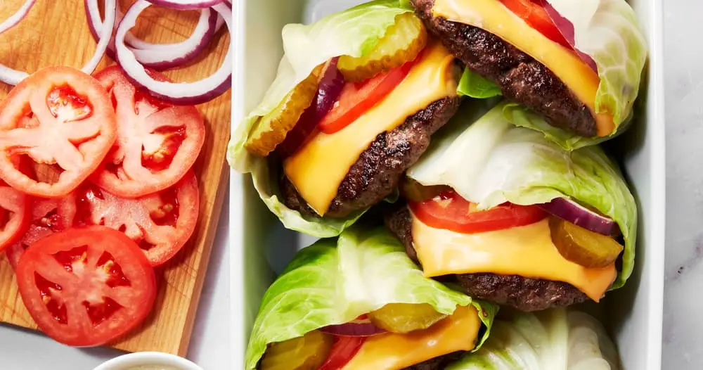 Keto Cabbage Burger Wrap Recipe