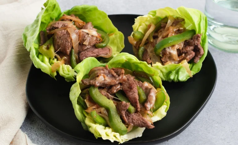 Philly Cheesesteak CabbageWraps (Ravoke Style)