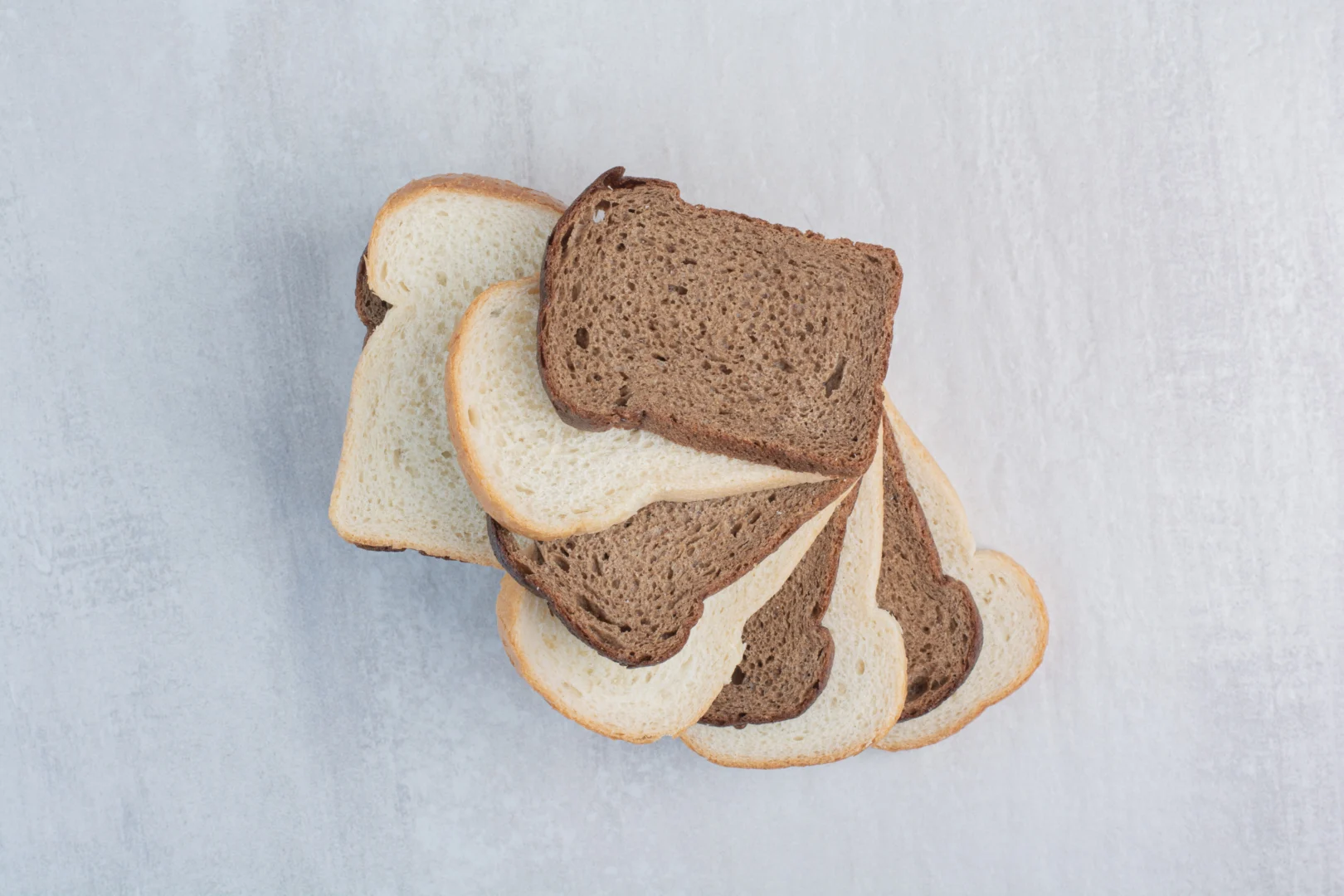 White Bread vs. Whole-Grain Bread