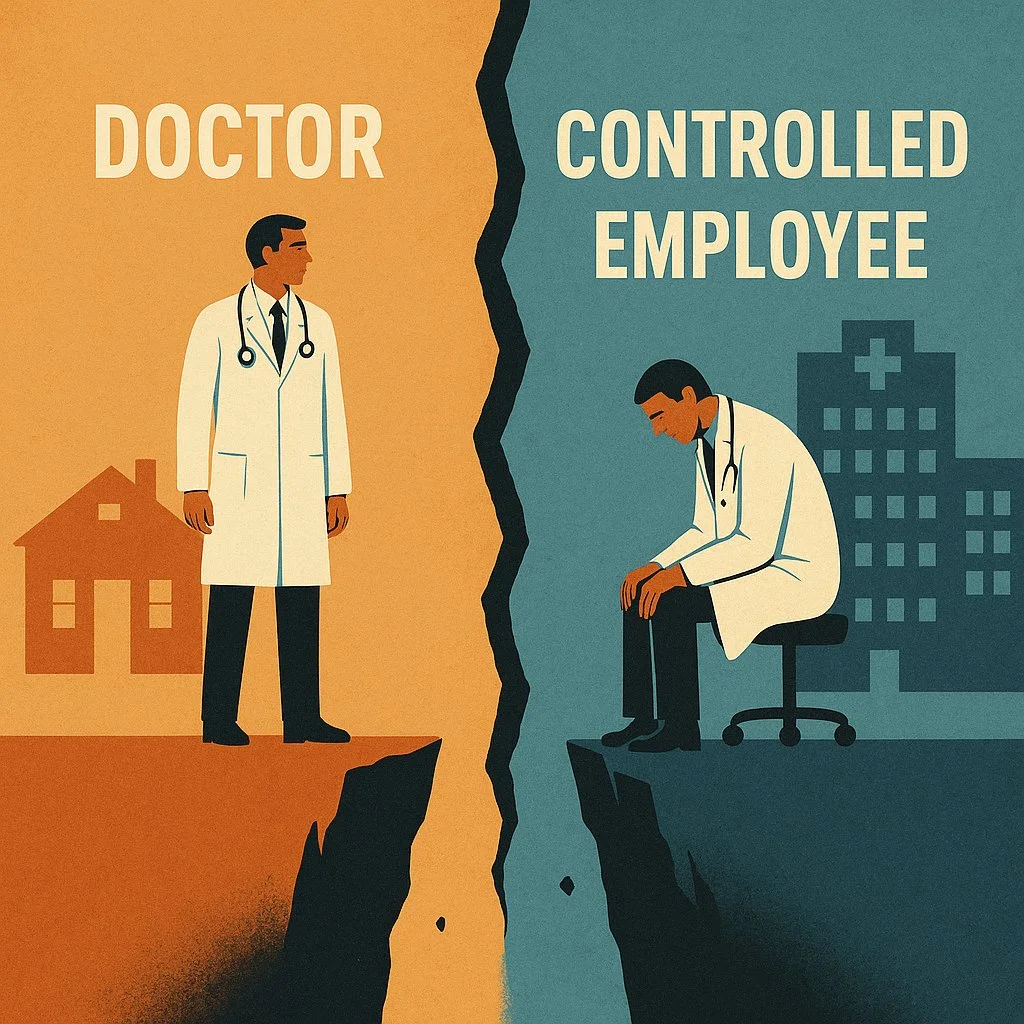 Doctor vs. Controlled Employee: How Modern Healthcare Engineered Compliance Over Care