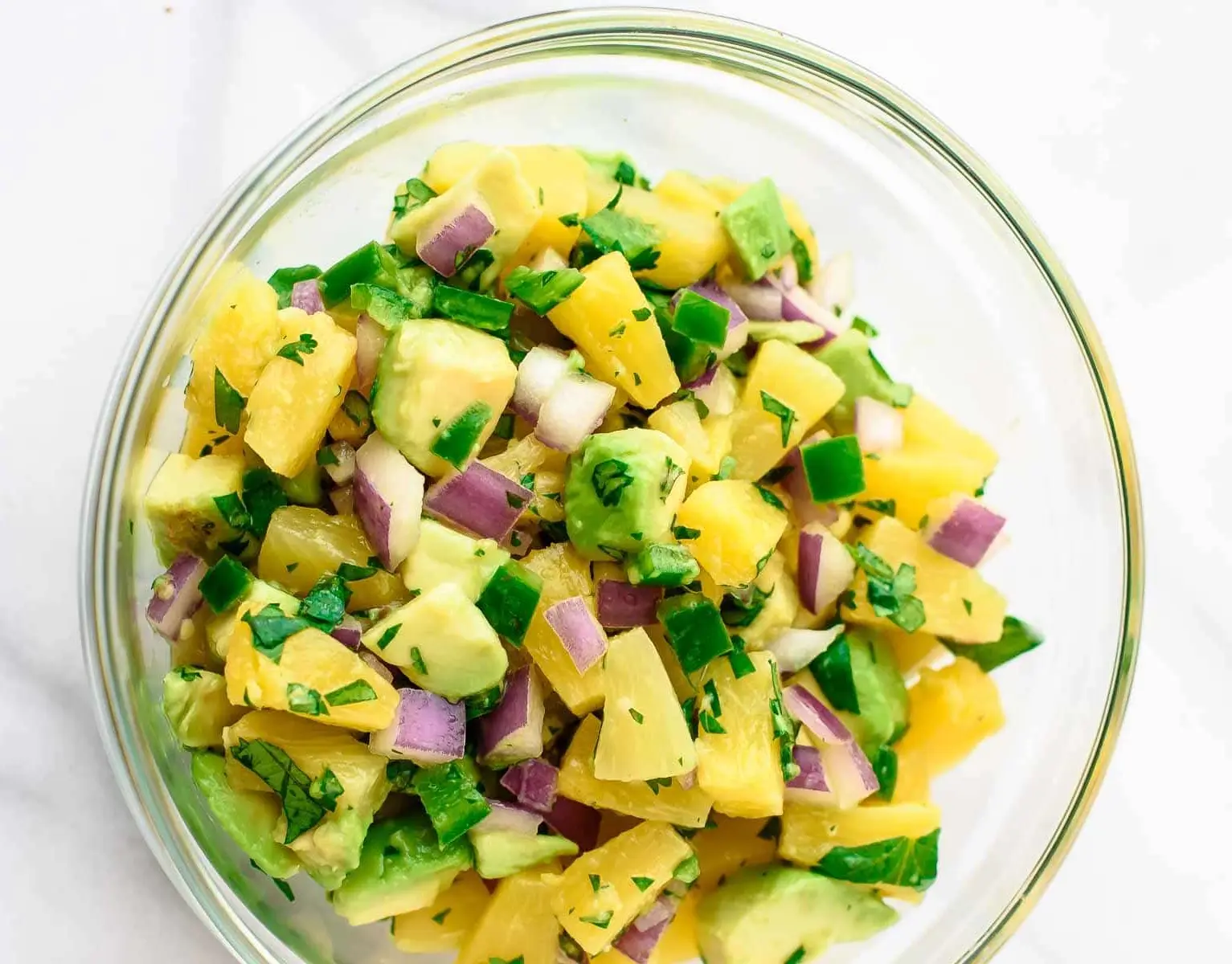 Pineapple & Avocado Salad (Cuban-Inspired with a West Indian Twist)
