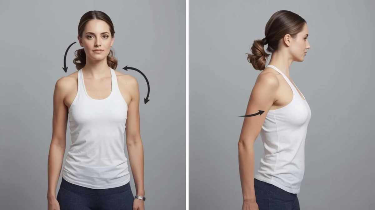 shoulder rolls forward & backward