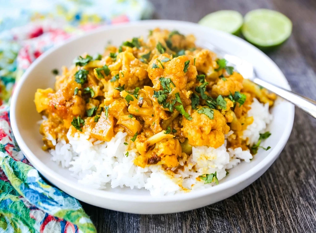 Caribbean Coconut Cauliflower Curry